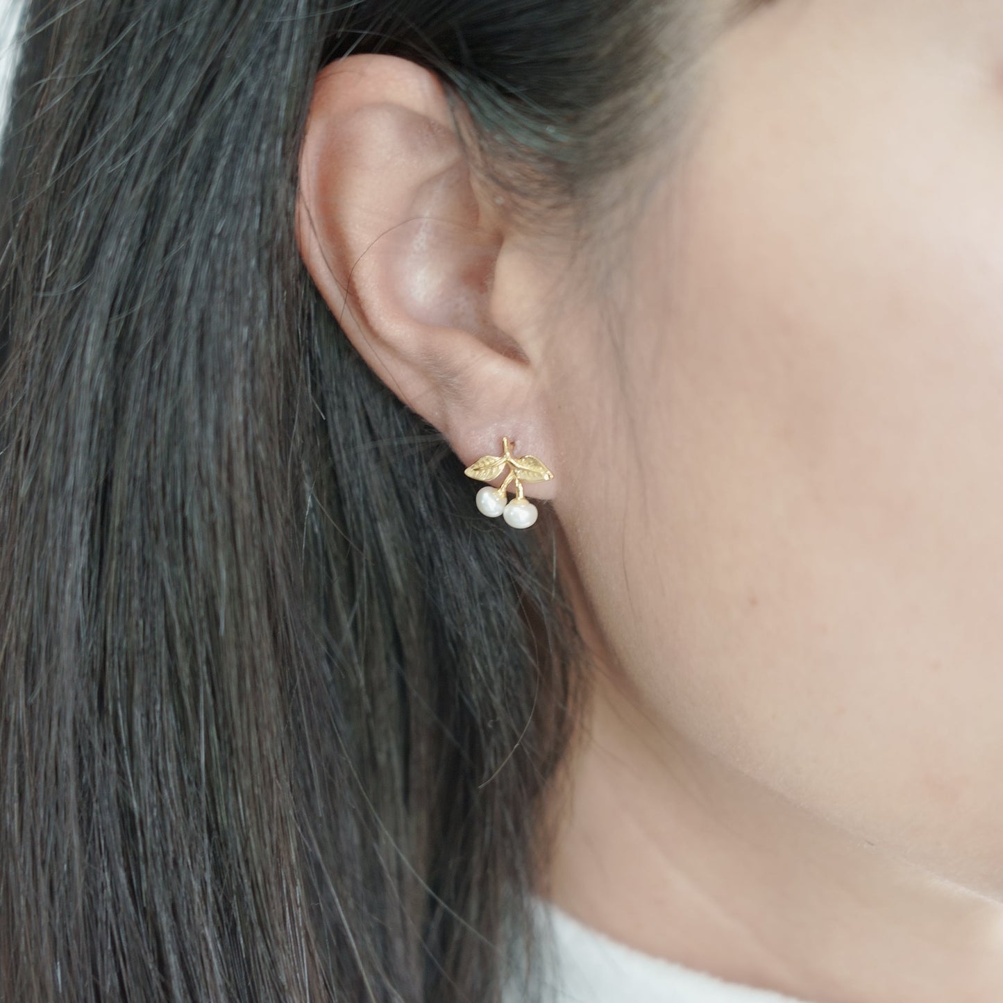 Boucles d'oreilles Cerise