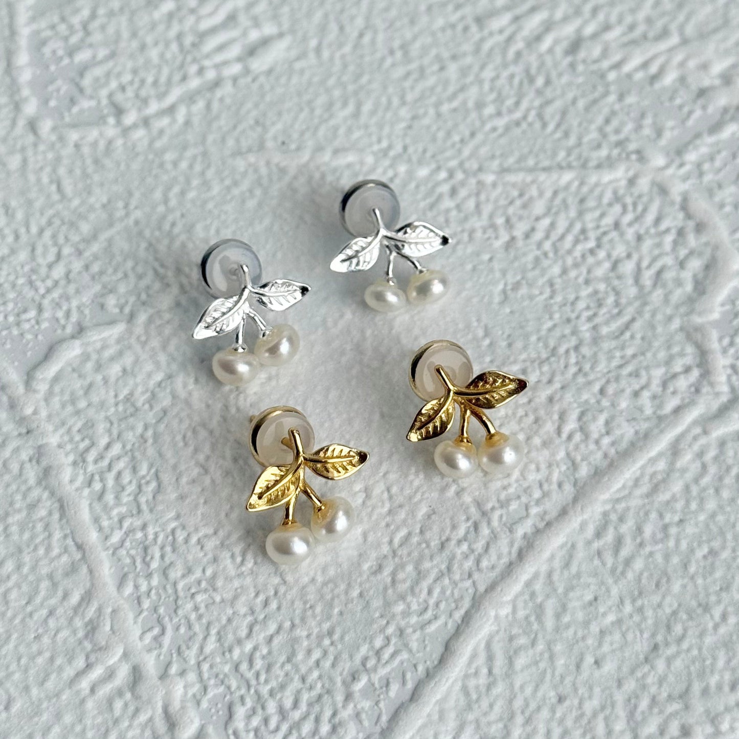 Boucles d'oreilles Cerise